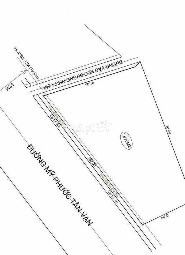 MẶT TIỀN MỸ PHƯỚC TÂN VẠN,DT 4300M2 GIÁ 23TR/M MẶT TIỀN MỸ PHƯỚC TÂN VẠN,DT 4300M2 GIÁ 23TR/M