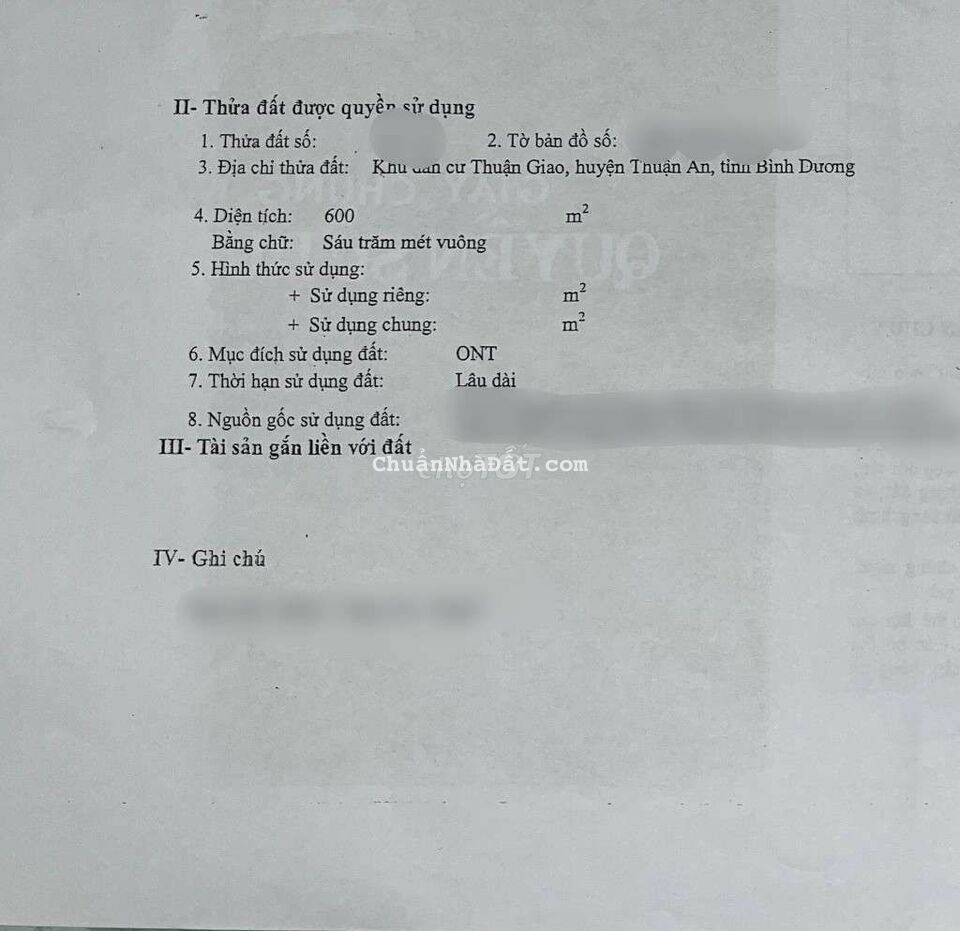 🆘🆘 Đất KDC Thuận Giao  , P. Thuận Giao, Tp. Thuận An.