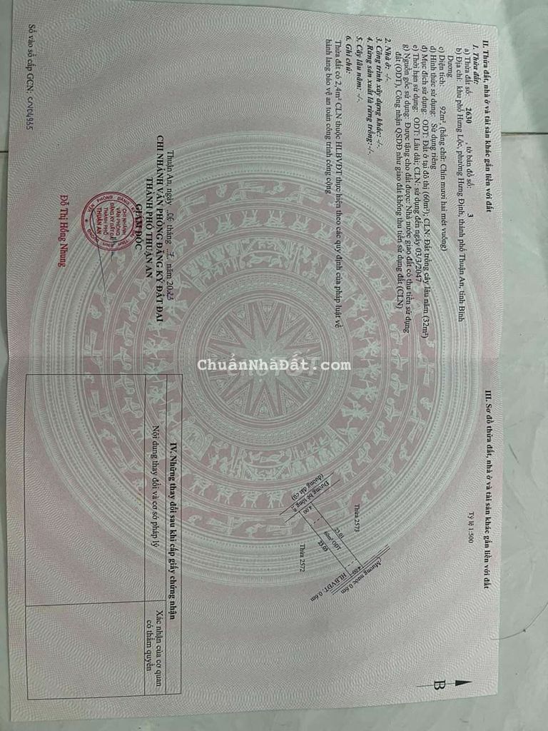 Đất Trung tâm Hưng Định