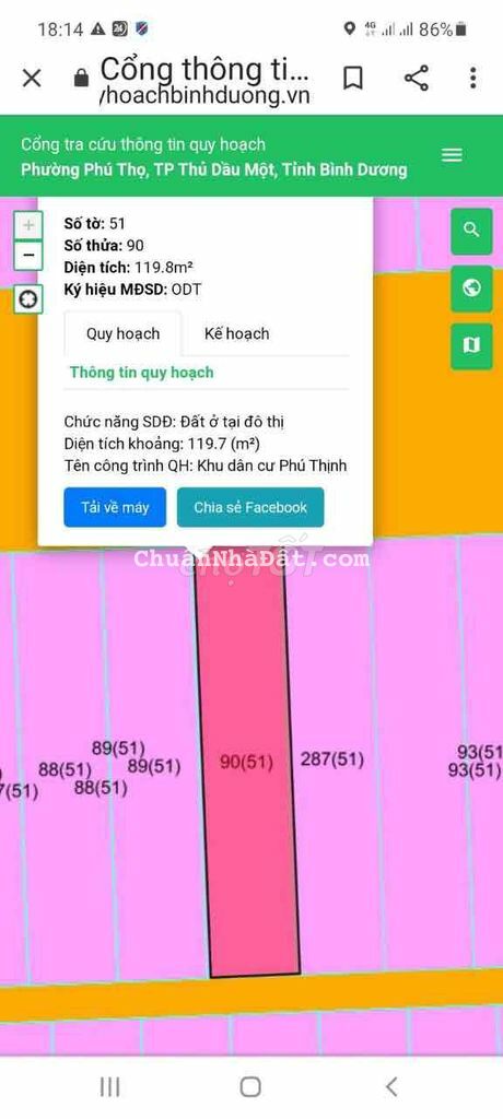 BÁN ĐẤT TÁI ĐỊNH CƯ TIAMO PHÚ THỊNH đường 13A nhựa