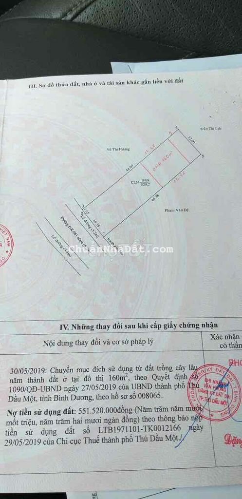 Chủ cần tiền giảm giá bán đất mặt tiền dx 81 gần bệnh viện 1500 giương