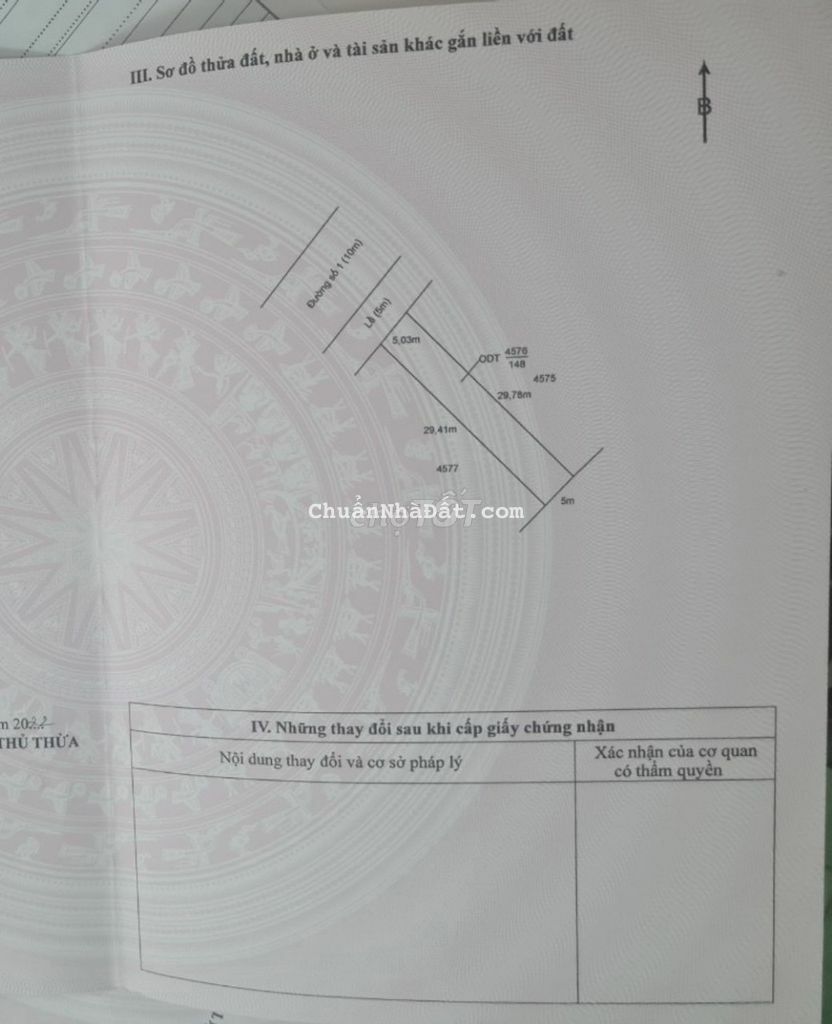 Bán Gấp Lô Đất Của Chú 8 Đối Diện Chi Cục Thuế, 100% Thổ Cư, Sổ Sẵn