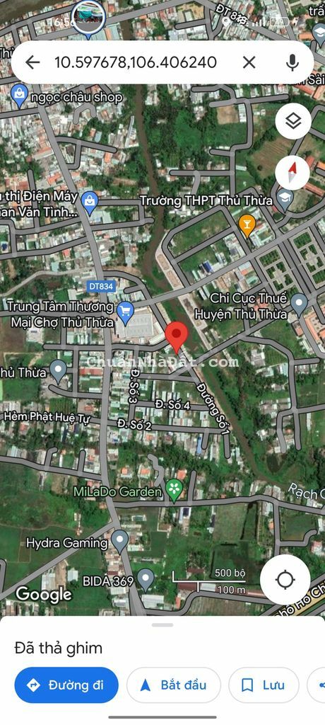 Bán Gấp Lô Đất Của Chú 8 Đối Diện Chi Cục Thuế, 100% Thổ Cư, Sổ Sẵn