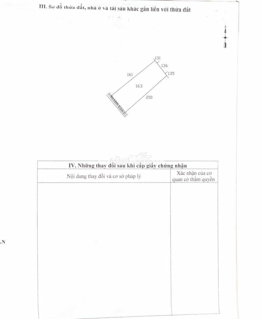 Đất lúa mặt tiền đường bờ kênh 8 m.