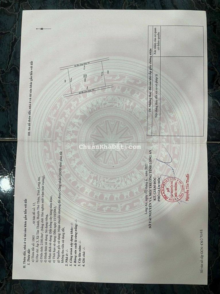 Đất vườn 2 mặt tiền