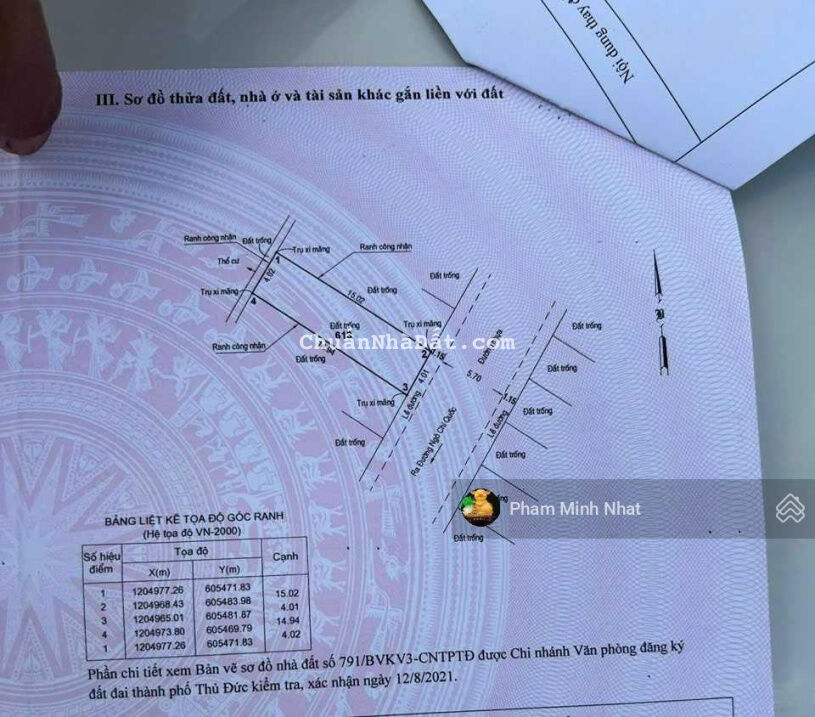 Chấp nhận lỗ 800tr so với lúc mua năm ngoái bán hẻm 271 Ngô Chí Quốc, Phường Bình Chiểu, Thủ Đức