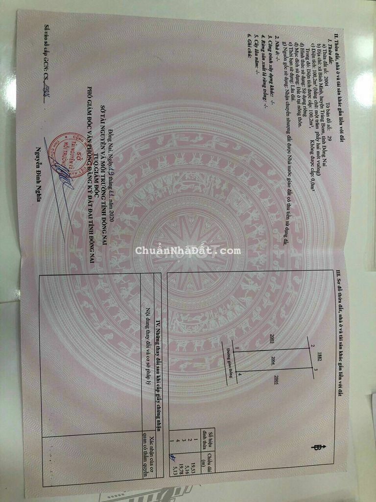 BÁN LỖ 300TR ĐẤT THỔ CƯ 100M2 GIÁ CHƯA TỚI 1TỶ TRẢNG BOM ĐÔNG NAI