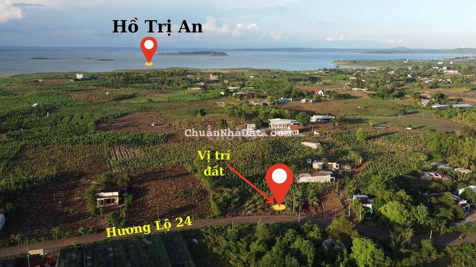 Xịn luôn, 1396m2 đất hồng MT Hương Lộ 24, phân được 9 lô, chỉ 2,8 tỷ