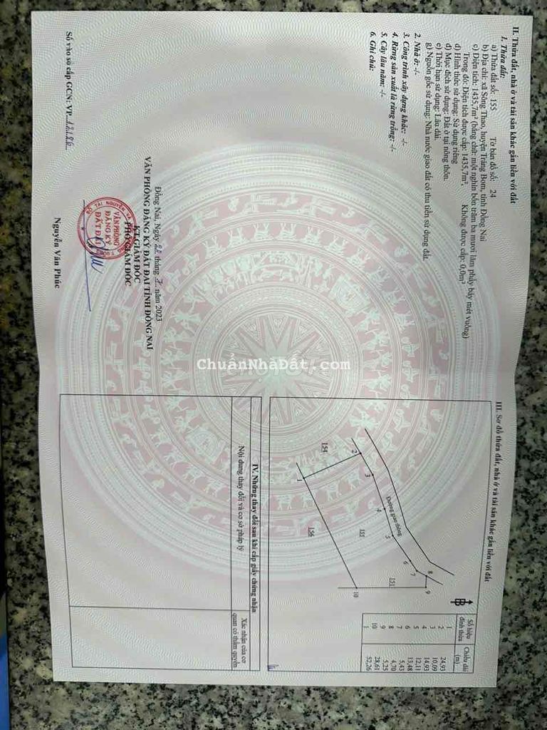 1435m2 full thổ cư đường sắp đổ nhựa cực rẻ 1435m2 full thổ cư đường sắp đổ nhựa cực rẻ