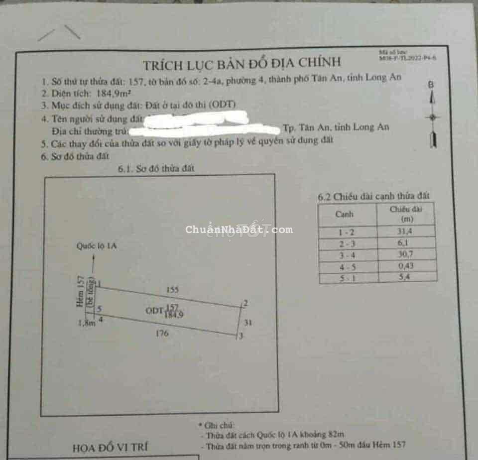 Bán Đất Hẻm Ql1A Sau Lưng Bến Xe Long An P4 Tp Tân An Bán Đất Hẻm Ql1A Sau Lưng Bến Xe Long An P4 Tp Tân An
