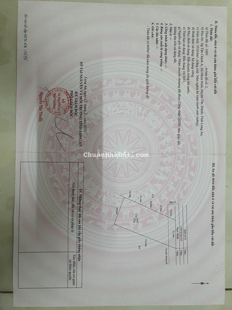 5300 mét có thổ, mặt tiền QL N2 thuận tiện kinh doanh buôn bán