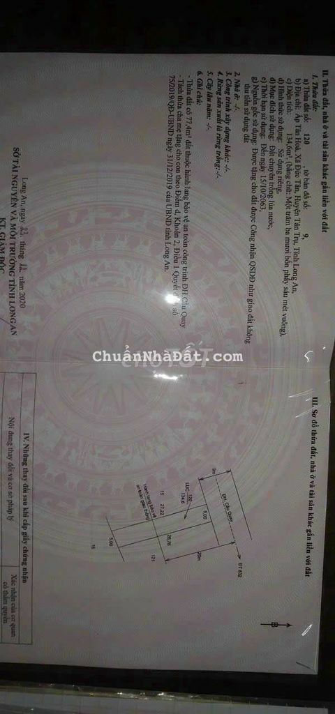 136m² đất mặt tiền đường nhựa 9m chỉ 499tr ở Đức Tân - Tân Trụ 136m² đất mặt tiền đường nhựa 9m chỉ 499tr ở Đức Tân - Tân Trụ