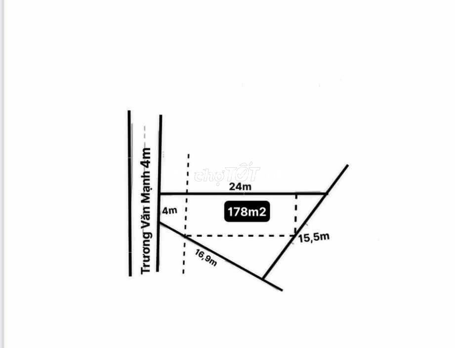 Sát bên thị trấn, 178m2 đất thổ, chốt 410tr Sát bên thị trấn, 178m2 đất thổ, chốt 410tr
