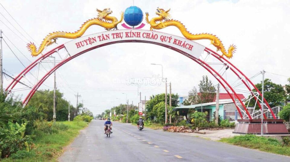 140thổ + 233 vườn. Ngay cổng chào huyện tân trụ . Ra cầu bến lức 5km