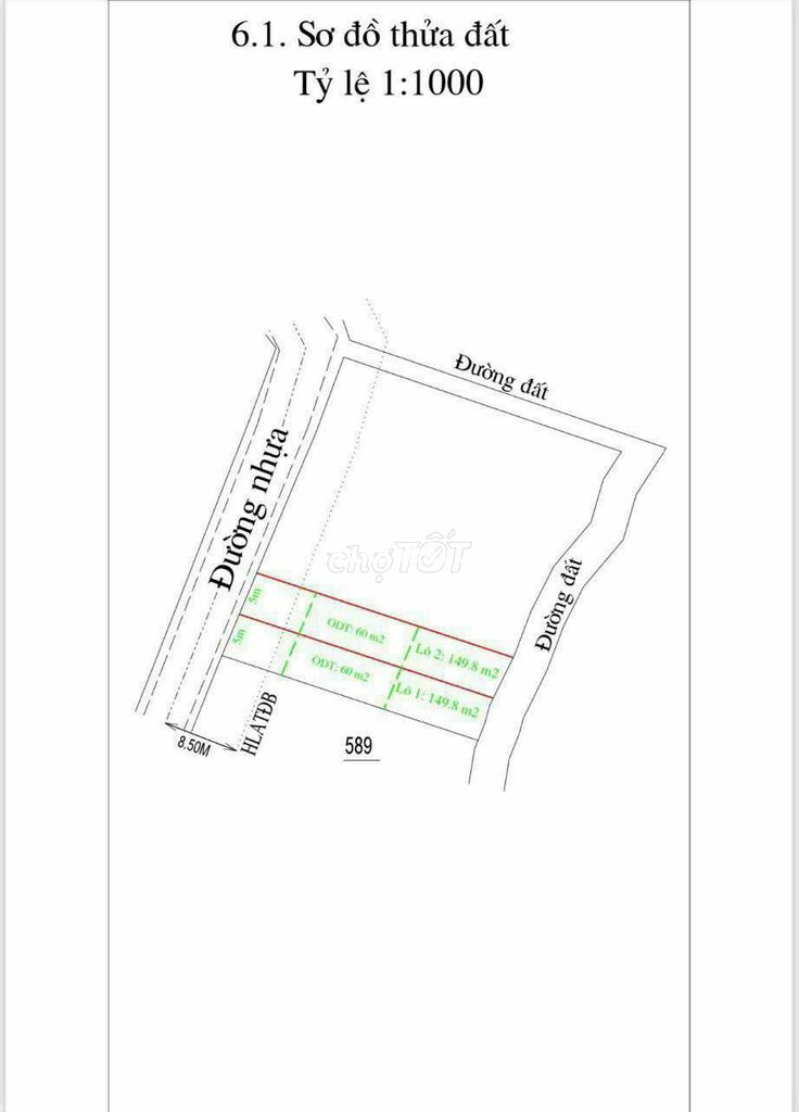 Đất sr mặt tiền đường nhựa buôn bán khánh bình 45 DT 5x32 gia 1ty4560