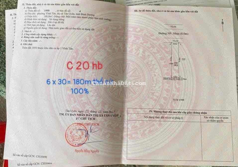 cắt lỗ 300 triệu bán gấp lô đất khu C Vsip2