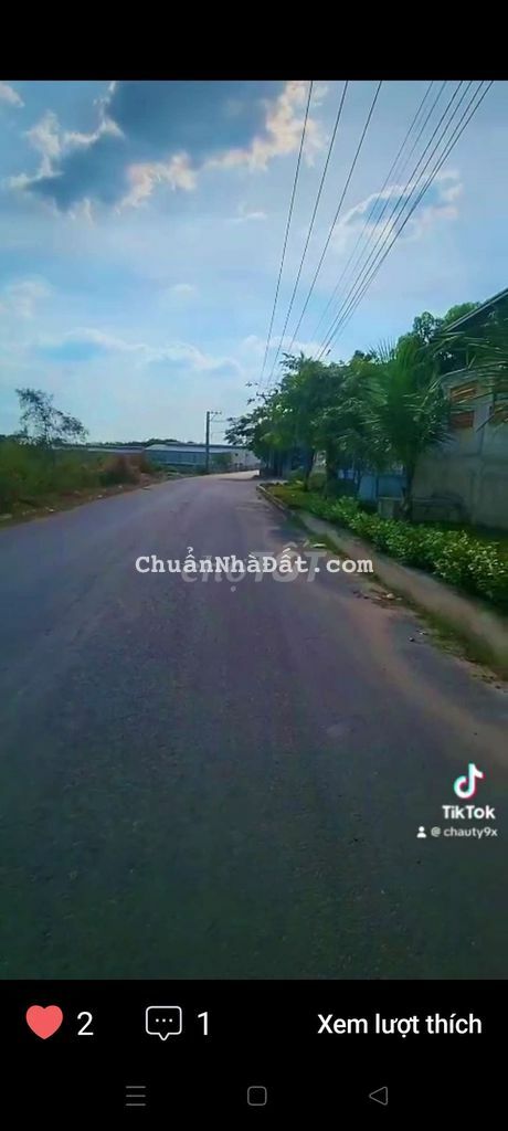 Bán Đất SKC sản xuất phường Tân Hiệp, Tân Uyên DT 7.700m2 Giá 34,5 tỷ