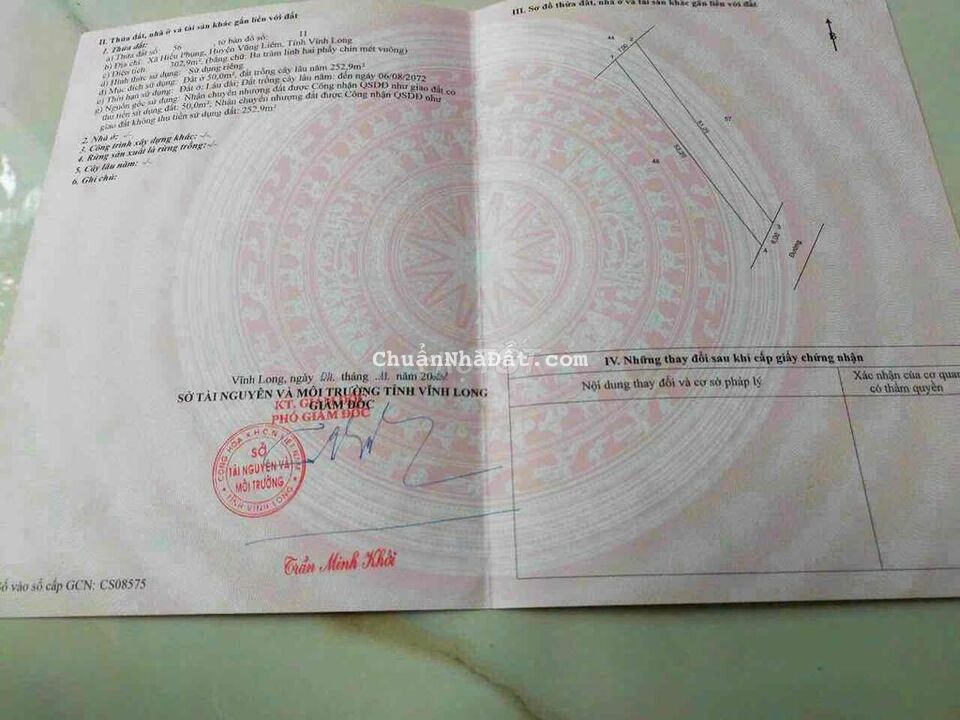 Bán Nền 630tr Gần Cầu Quang Phú - Vũng Liêm - Vĩnh Long