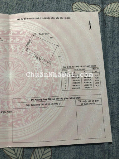 Bán đất xã Vạn Hưng, Huyện Vạn Ninh, Khánh Hoà. DT: 2915m2. Lô góc. Giá: 3tr/m2. Lh: 0931183878