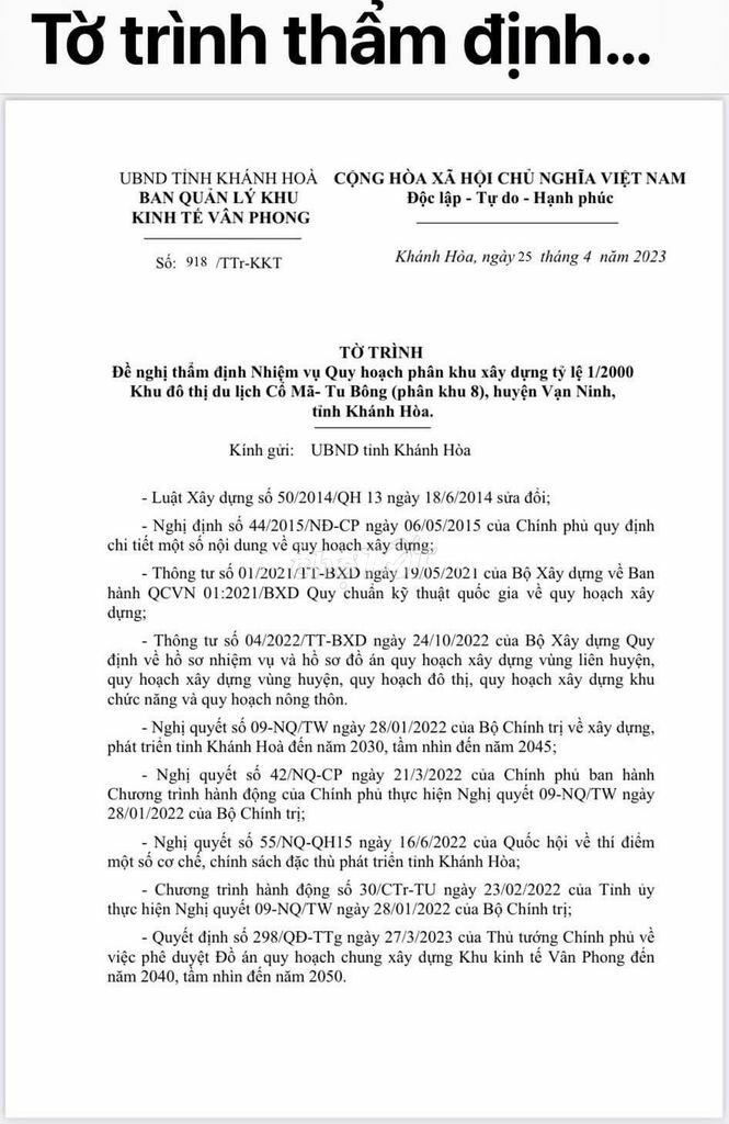 [HÀNG SIÊU HIẾM] Bán 301m2 thổ cư đối diện Đại Đô Thị Cổ Mã - Tu Bông