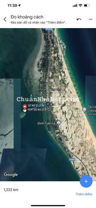 Bán đảo chìm 9,5ha tại Vịnh Vân Phong, Khánh Hòa, giá chỉ 9 tỷ. LH 0977681668