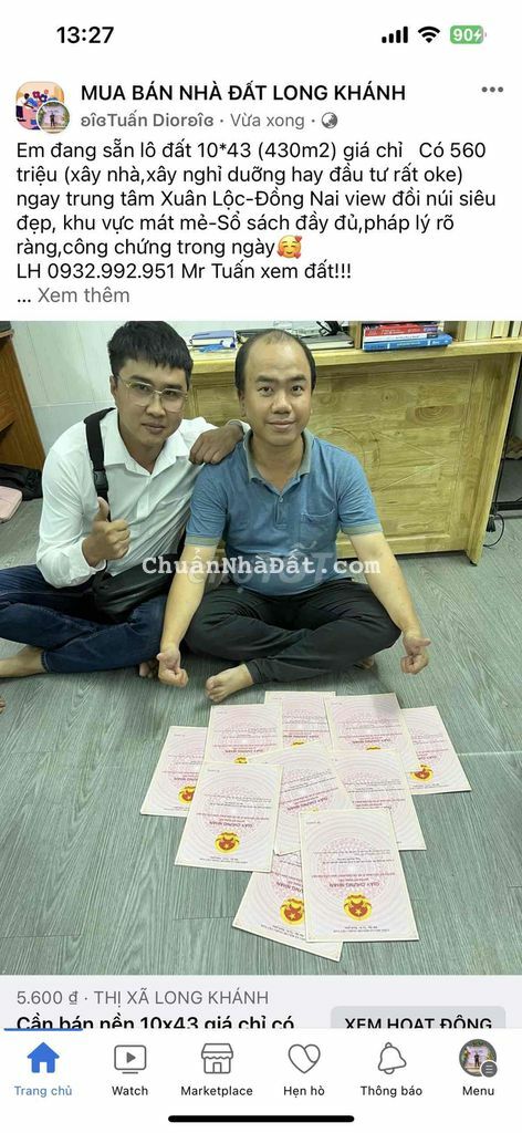 Bán nền 10x43 giá rẻ chỉ có 560tr Bán nền 10x43 giá rẻ chỉ có 560tr