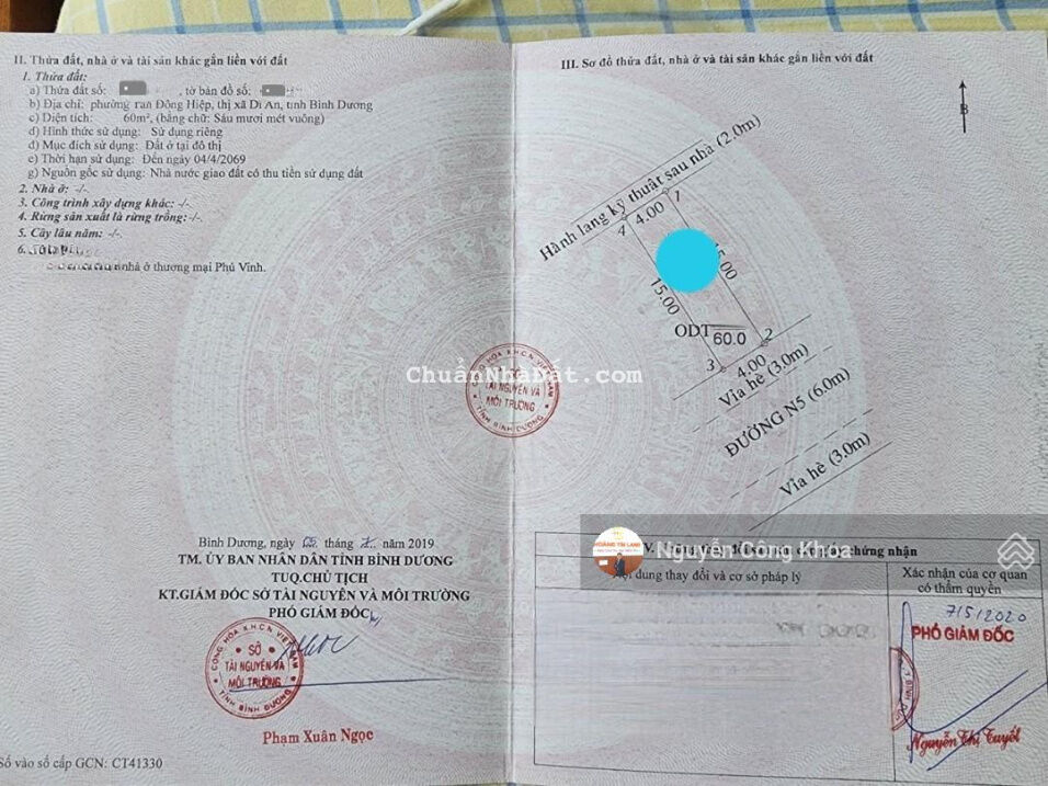 Bán đất giá rẻ, sổ riêng, KDC Iconcentral ngay chợ Thông Dụng P. Tân Đông Hiệp, Dĩ An