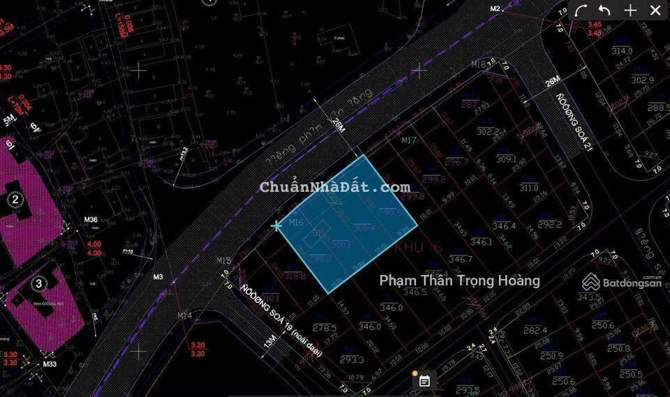 Bán đất biệt thự đường Phạm Văn Đồng KĐT mới Vĩnh Hoà Phường Vĩnh Hoà Nha Trang 1198,6m2 51trđ/m2 Bán đất biệt thự đường Phạm Văn Đồng KĐT mới Vĩnh Hoà Phường Vĩnh Hoà Nha Trang 1198,6m2 51trđ/m2