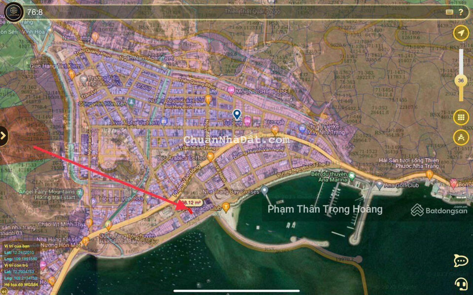 Bán đất biệt thự đường Xuân Thuỷ, KĐT mới Vĩnh Hoà, Phường Vĩnh Hòa, Nha Trang, Lô 37 46trđ/m2 Bán đất biệt thự đường Xuân Thuỷ, KĐT mới Vĩnh Hoà, Phường Vĩnh Hòa, Nha Trang, Lô 37 46trđ/m2