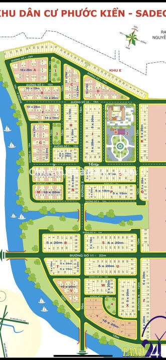 HOT HOT HOT - Bán lô đất biệt thự KDC Sadeco Phước Kiển A, Nhà Bè
