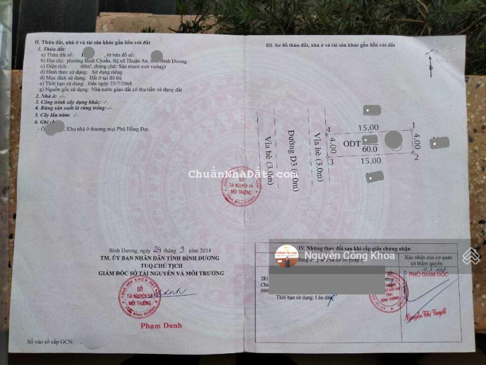 Nguồn ngộp cần bán gấp lô đất 60m2 KDC Phú Hồng Đạt P. Bình Chuẩn, Thuận An Nguồn ngộp cần bán gấp lô đất 60m2 KDC Phú Hồng Đạt P. Bình Chuẩn, Thuận An