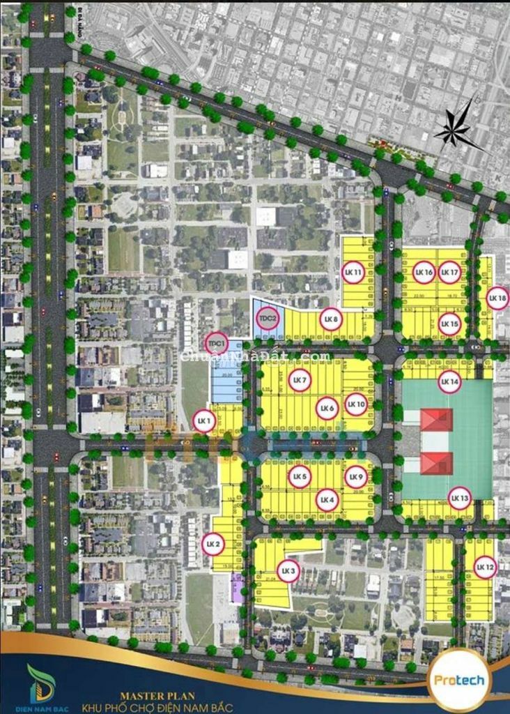 Cần bán nhanh lô đất khu phố chợ điện nam bắc
