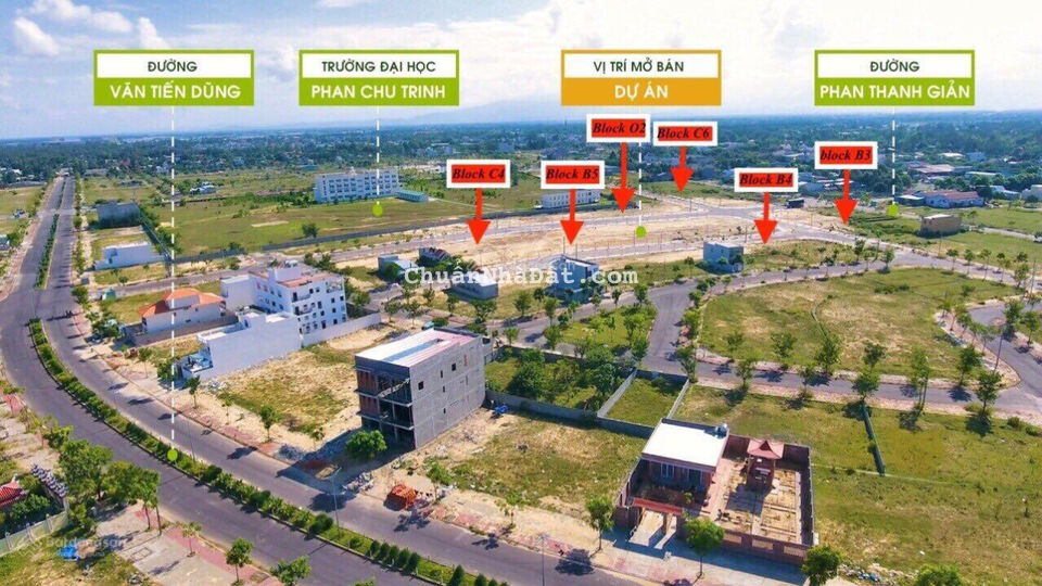 Bán lô góc 2 mặt tiền 379m2 đường Phan Thanh Giản, khu 1 B, sát trường Đại Học FPT, giá 17,2tr/m2 Bán lô góc 2 mặt tiền 379m2 đường Phan Thanh Giản, khu 1 B, sát trường Đại Học FPT, giá 17,2tr/m2