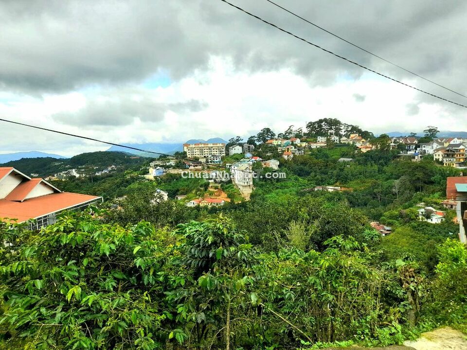 Bán đất view đẹp trung tâm P10 Đà Lạt, sổ riêng 206m full thổ cư