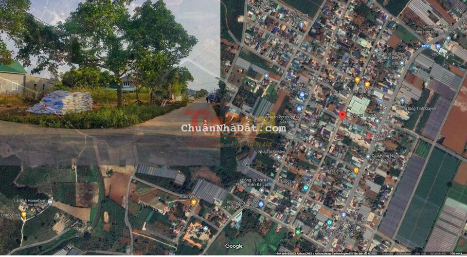 LÔ ĐẤT 2 MẶT TIỀN NGAY TỈNH LỘ 725 TRUNG TÂM XÃ TÀ NUNG - ĐÀ LẠT