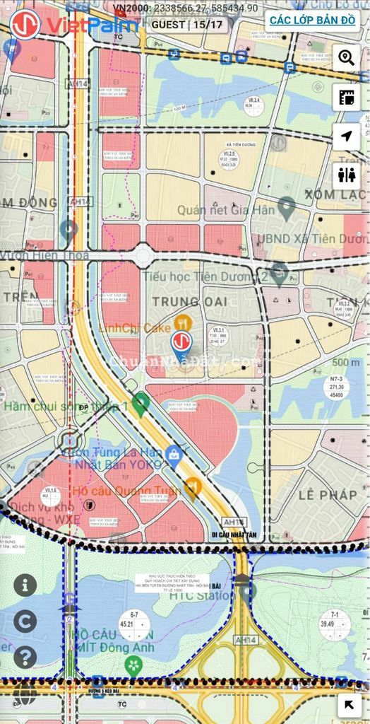 Bán đất X1 Trung Oai, Tiên Dương, Đông ANh giá 5x triêu