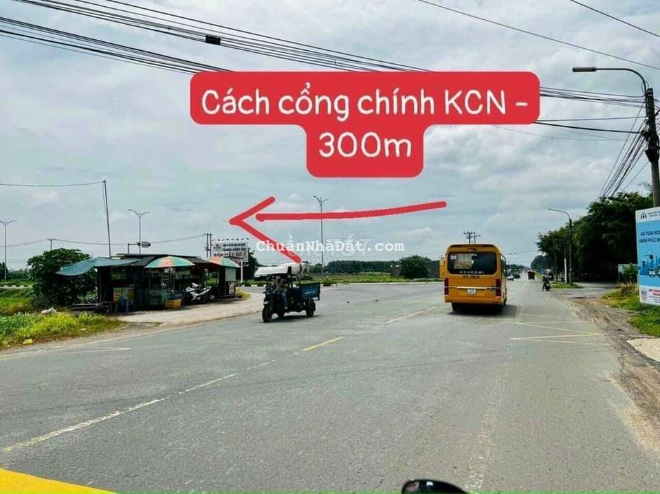 MẶT TIỀN QL55 NGAY CỔNG CHÍNH KCN ĐẤT ĐỎ DT 1135M2 CÓ SẴN 200M2 THỔ CƯ
