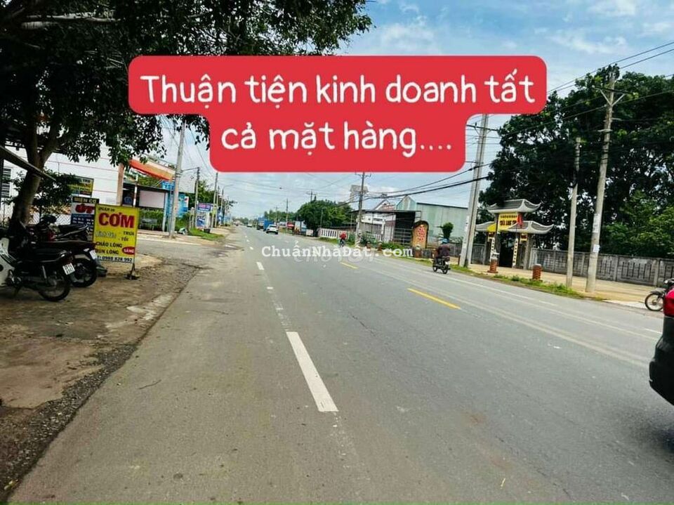 MẶT TIỀN QL55 NGAY CỔNG CHÍNH KCN ĐẤT ĐỎ DT 1135M2 CÓ SẴN 200M2 THỔ CƯ