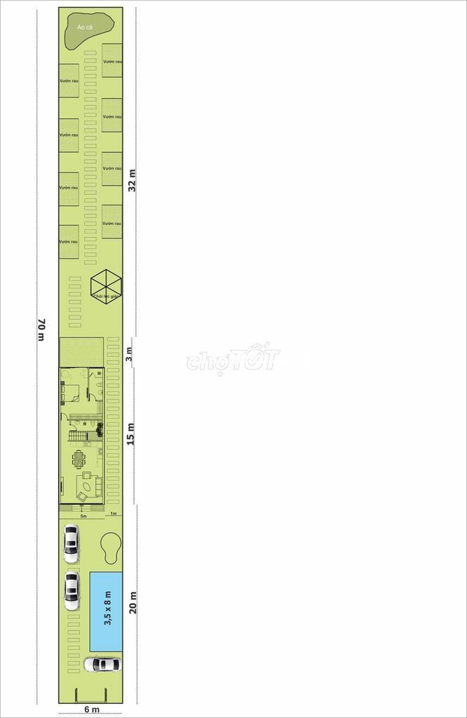 mảnh đất tâm huyết giá rẻ đường nguyễn huệ. gần khu biệt thự vườn