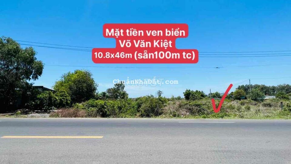 mặt tiền đường ven biển 10.8x43 giá chỉ 4.5 tỷ