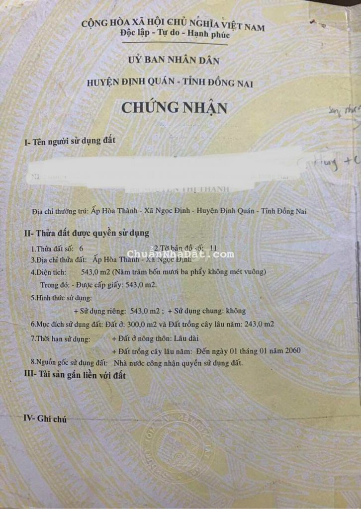 BÁN 543M2 100% ĐẤT Ở TẠI NÔNG THÔN,ĐẤT CÓ HAI MẶT TIỀN,NHÀ DÂN Ở ĐÔNG.