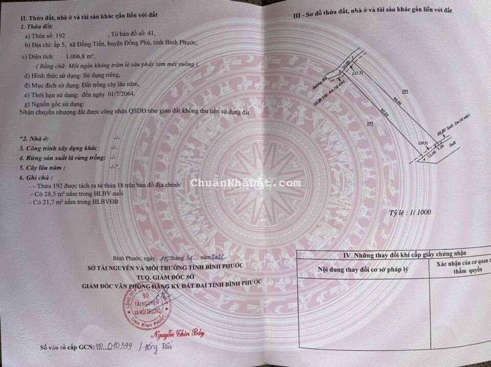 🏜SIÊU RẺ_Đất bán chính chủ giá rẻ  Bình Phước.