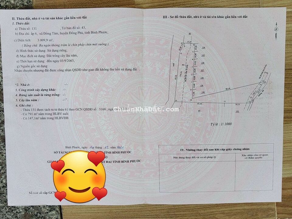 🏜BÁN ĐẤT BÌNH PHƯỚC CHÍNH CHỦ GIÁ RẺ_3000M2 CHỈ 415TRIỆU