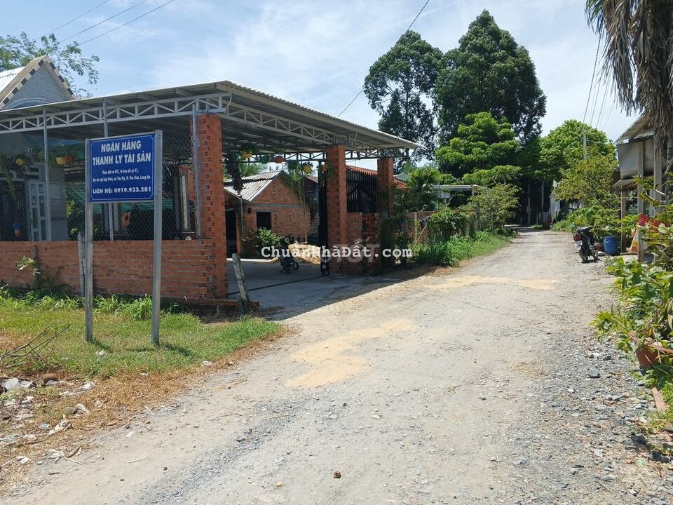 Bán đất Thổ cư Tân Mỹ - Đức Hoà gần đường lớn, dân cư đông đúc