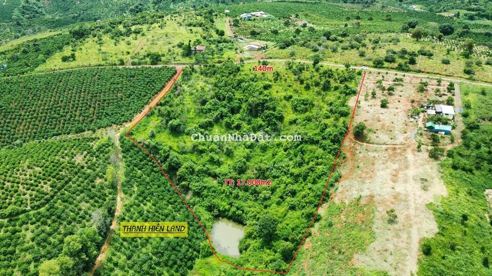 1,7 HECTA ĐẤT ĐỒI - DỐC LAN ANH - QL20 - ĐỨC TRỌNG