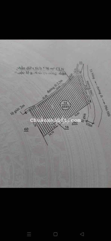 Bán 5000m2 mặt tiền đường nhựa chính rộng 66m