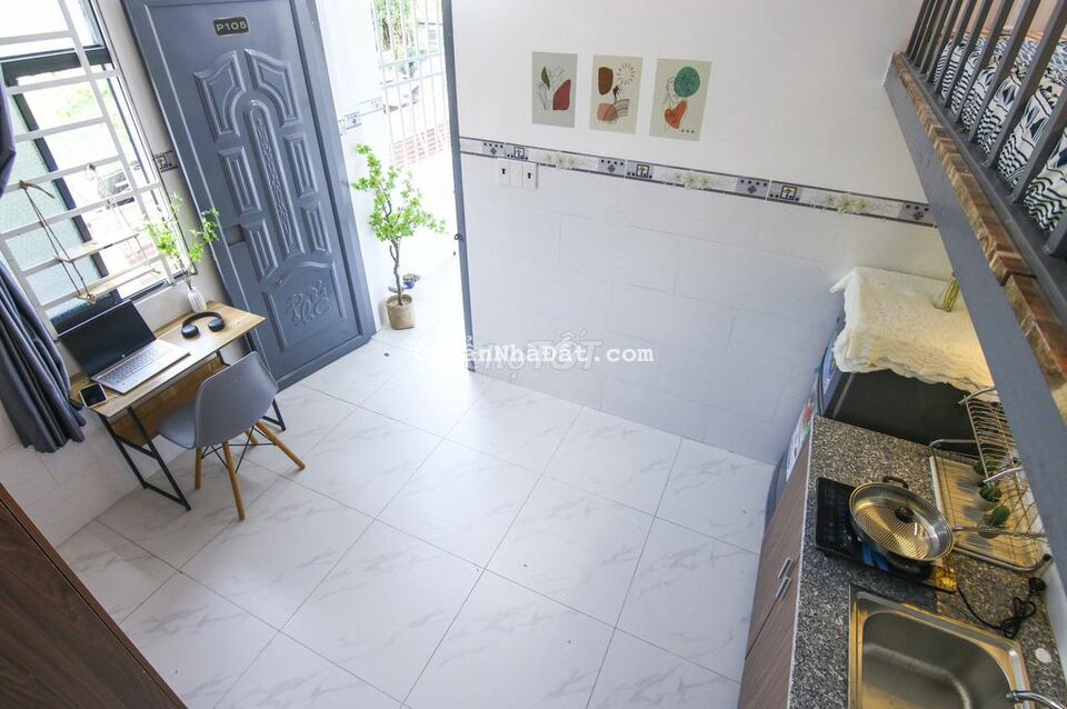 cho thuê căn duplex giá rẻ đầy đủ tiện nghi , dương quảng hàm , gò vấp