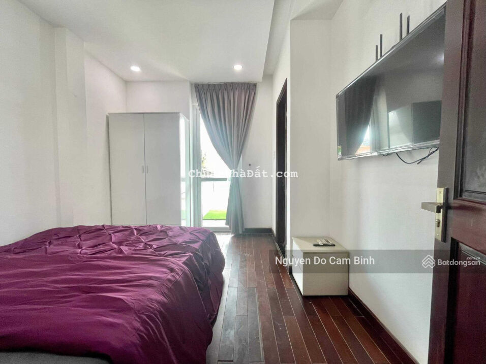 Cho thuê CHDV đường Nguyễn Bỉnh Khiêm, hẻm ô tô, ban công lớn, full NT, 12tr. 0933 964 533