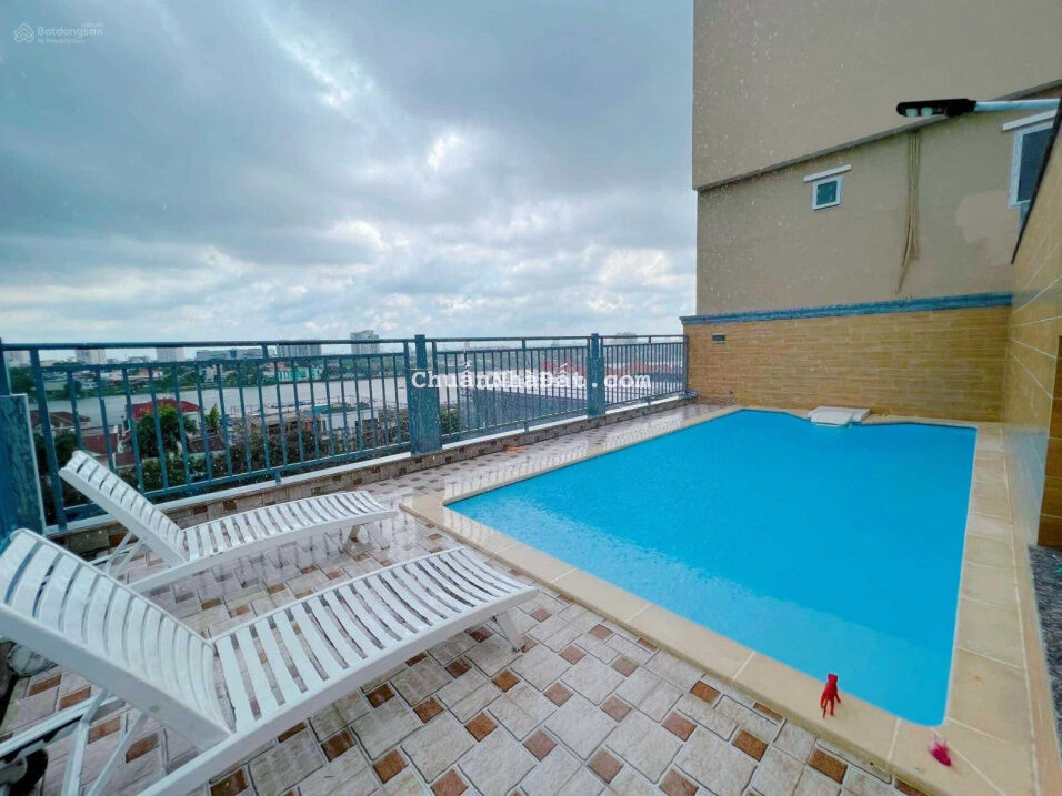 Cho thuê CHDV 2PN 2WC ban công, có hồ bơi + gym ở Ng Văn Hưởng, Thảo Điền Q2. 14,5 triệu