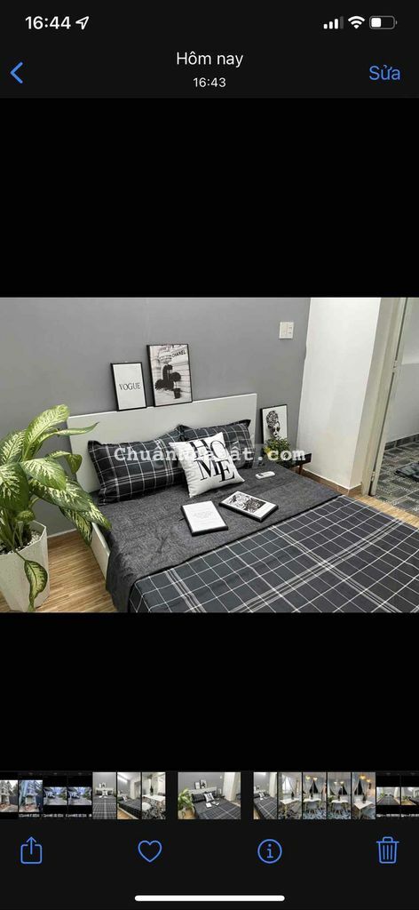 Căn hộ dịch Vụ Tô Hiệu 32m2, full nội thất, 5.2 triệu